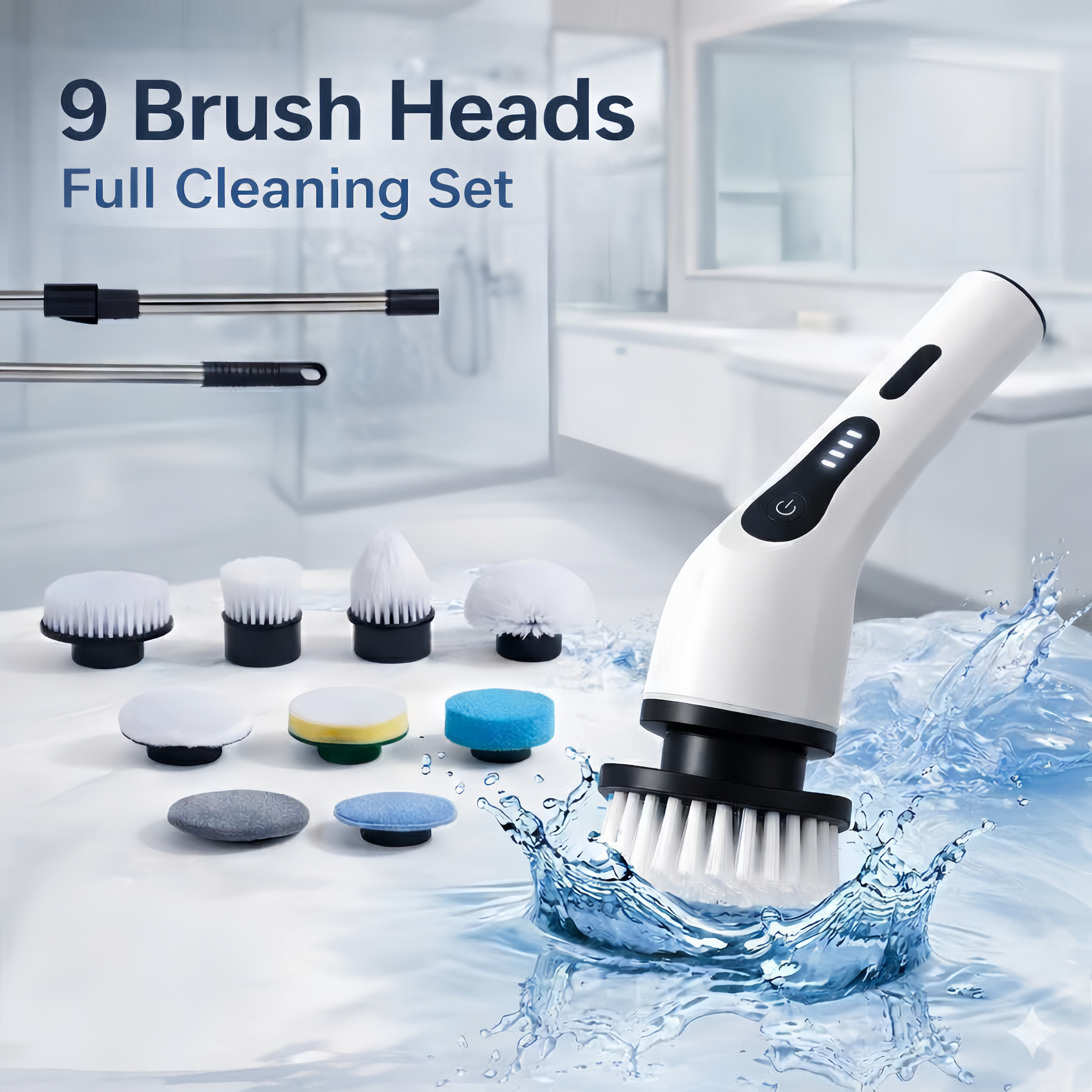 Multifunctional Electric Spin Scrubber