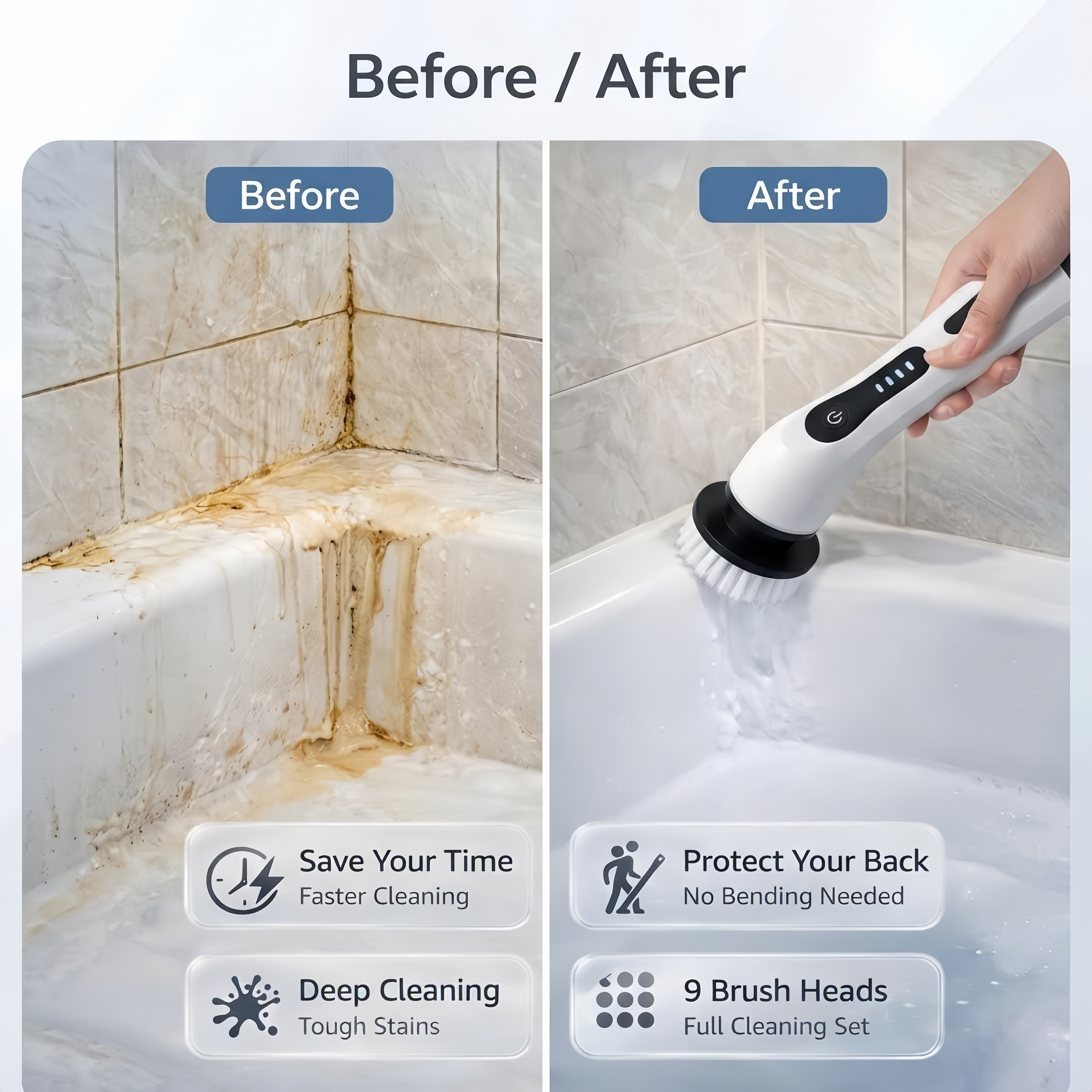 Multifunctional Electric Spin Scrubber