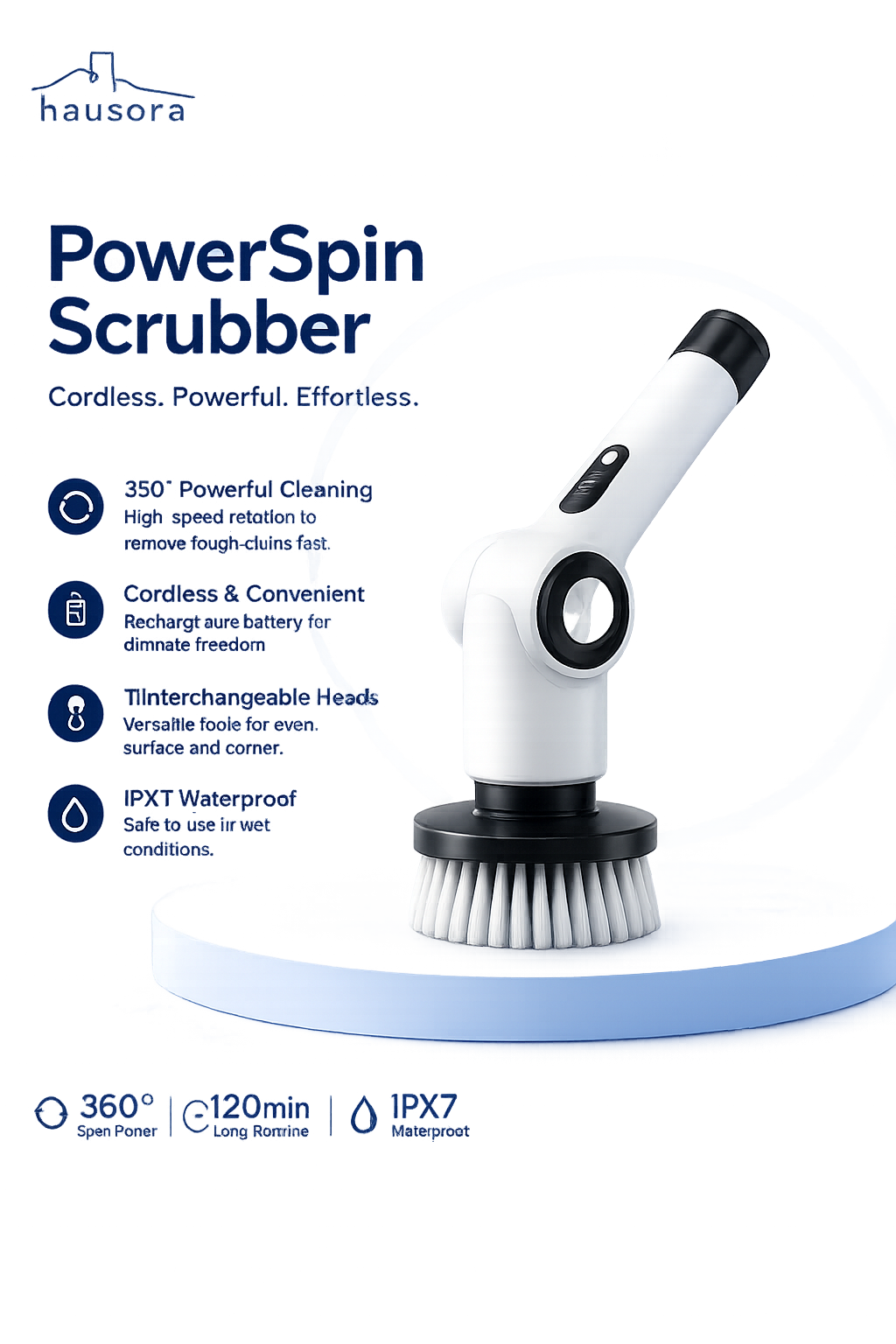 Multifunctional Electric Spin Scrubber