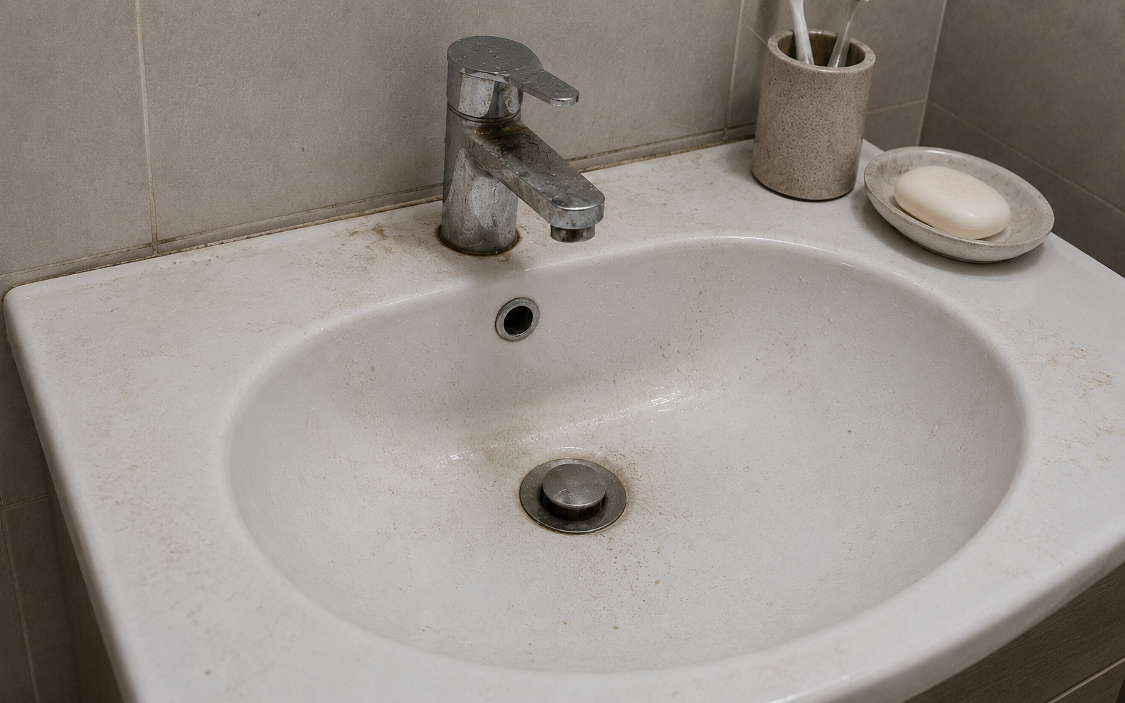 Bathroom sink before