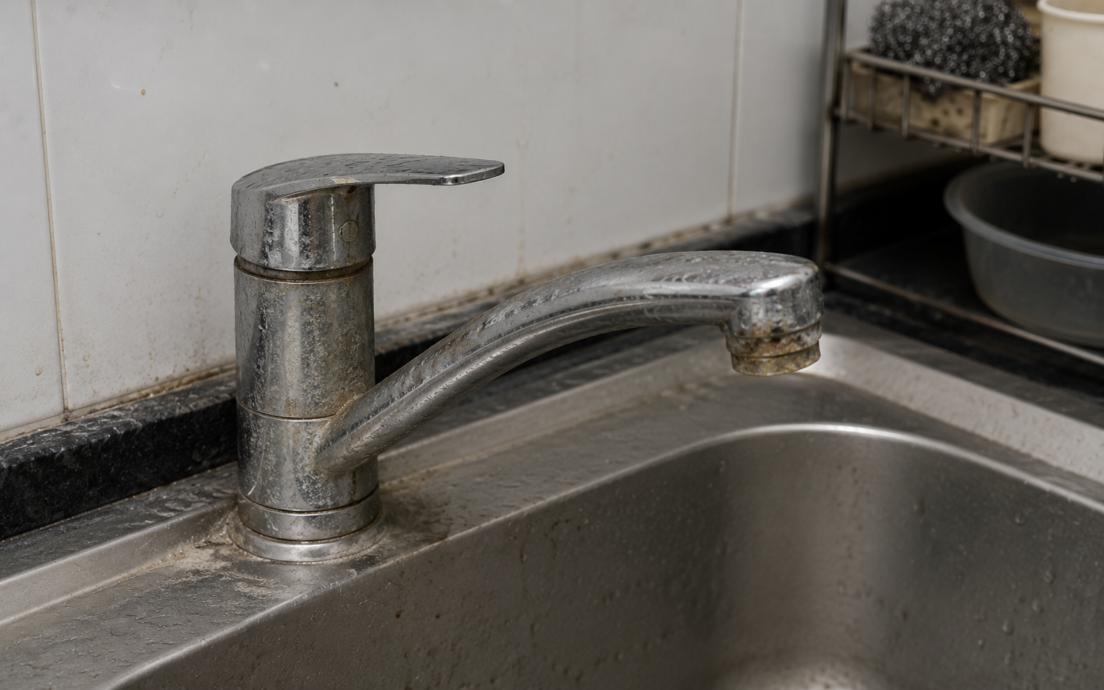 Kitchen faucet before