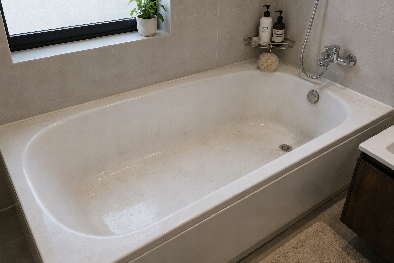 Bathtub before